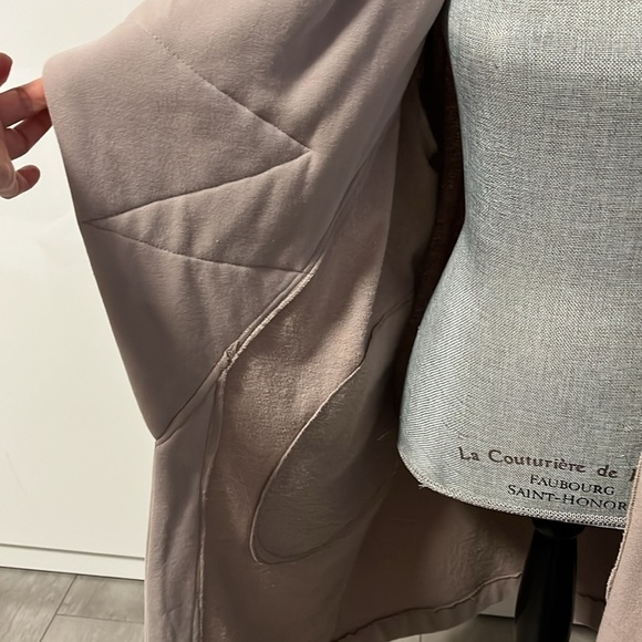 BAGATELLE NWOT Quilted Drape Open Cardigan Jacket, Size M/L - Picture 10 of 13